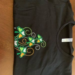 black st patrick’s day short sleeve shirt